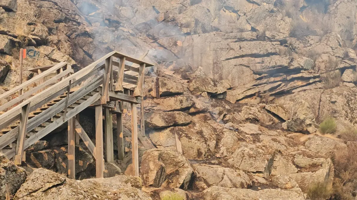 Imagem de contexto do artigo Passadiços do Paiva destruídos pelo fogo de Arouca