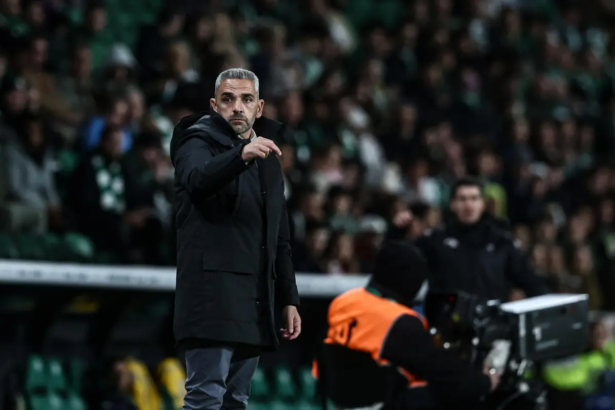 Rui Borges, treinador do Sporting