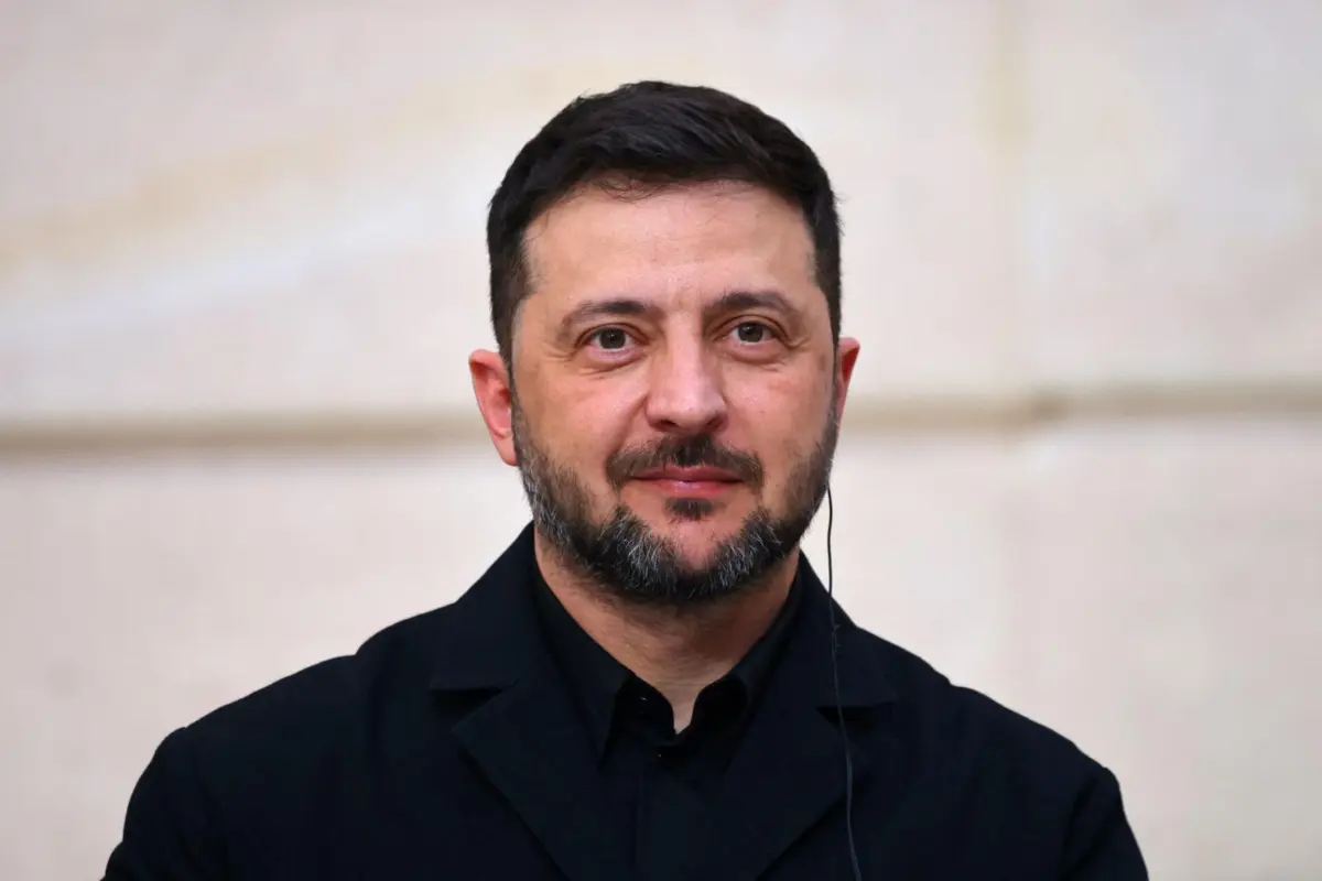 O presidente ucraniano Volodymyr Zelensky