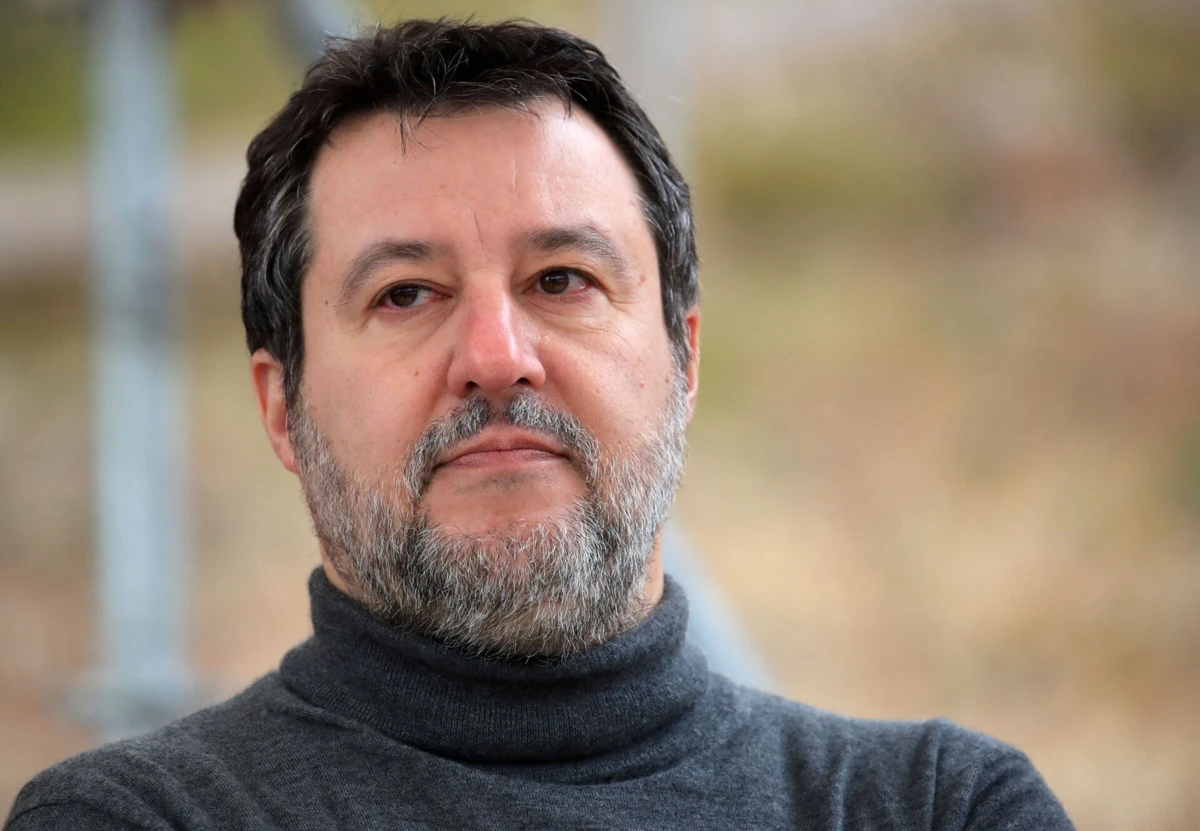 O vice-presidente do Governo italiano Matteo Salvini