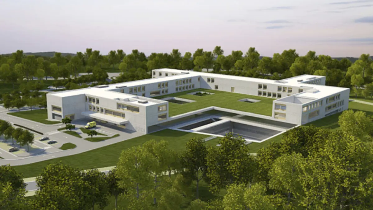 Projeto do novo Hospital de Barcelos, de 2010, da ARIPA Arquitetos