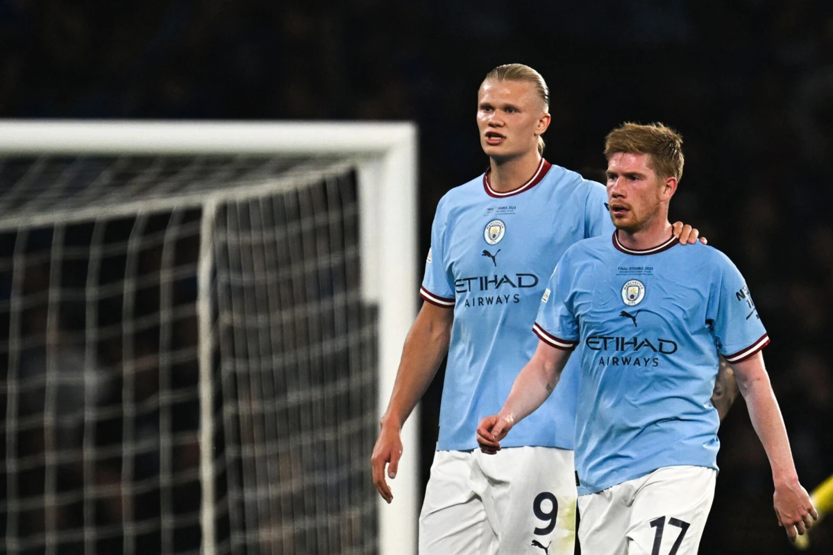 Erling Haaland e Kevin De Bruyne atuam no Manchester City