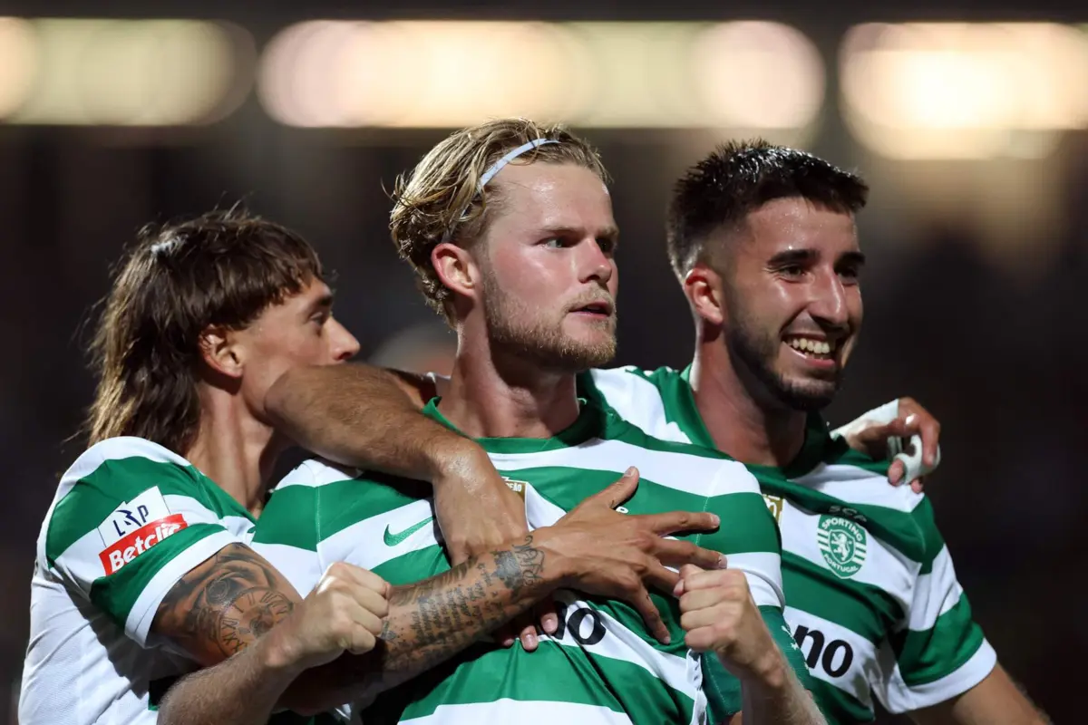 Hjulmand fez o segundo dos leões