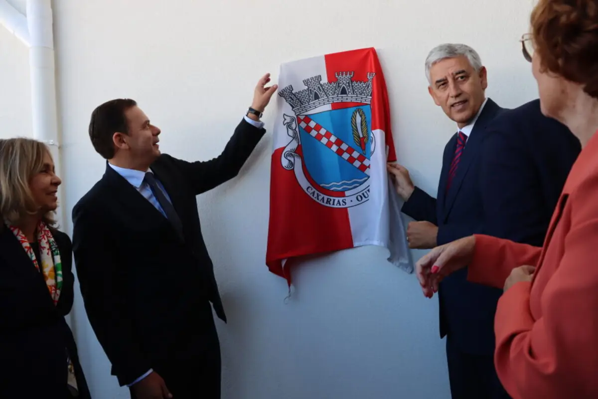 Luís Montenegro na inauguração do Centro de Saúde de Couros