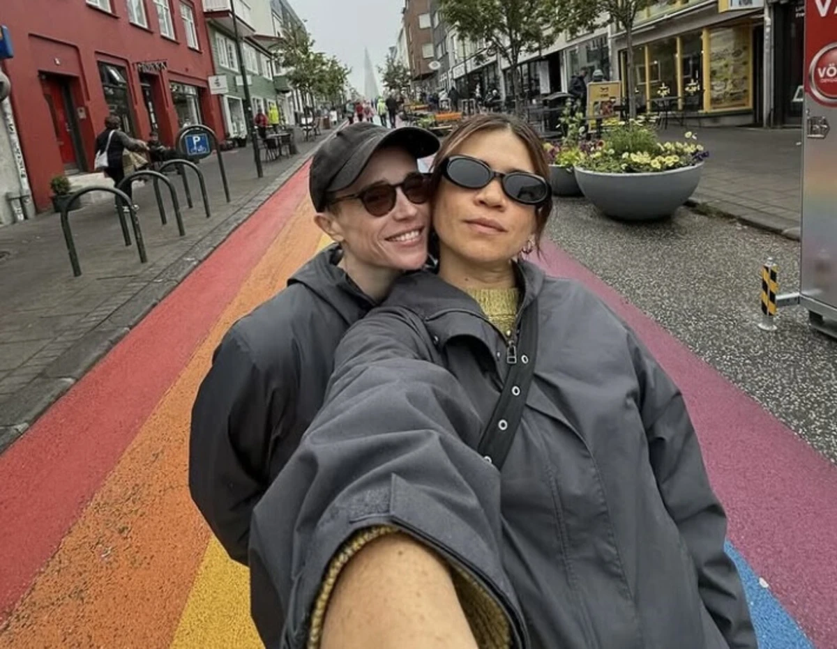 Ator Elliot Page encantou os fãs ao mostrar-se com a atriz Julia Shiplett