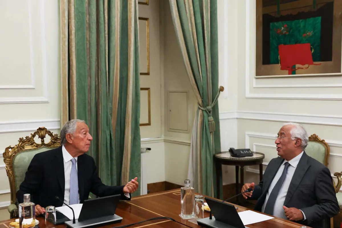 Marcelo e Costa estiveram juntos no Conselho de Estado, a 9 de novembro