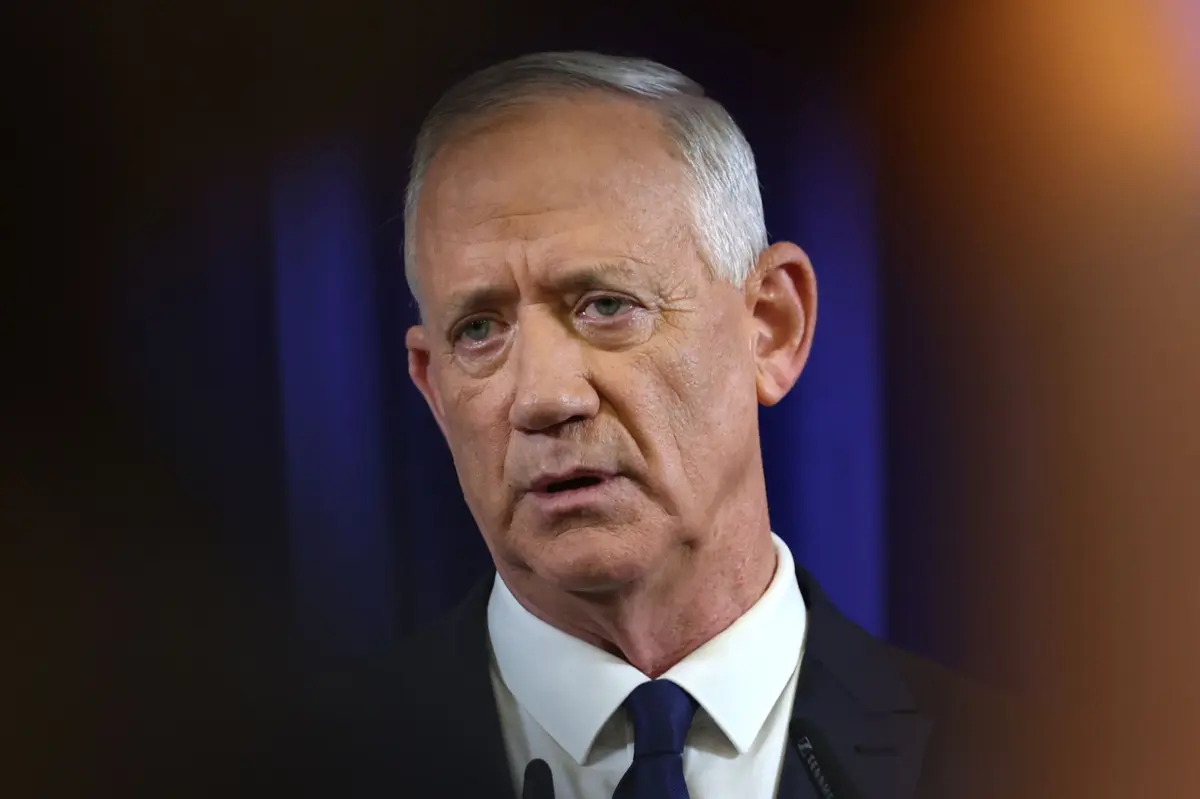 Gantz é considerado o principal adversário político de Netanyahu