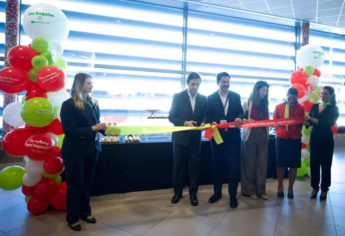 Luís Rodrigues, CEO da TAP, cortou a fita numa festa inspirada no cinema