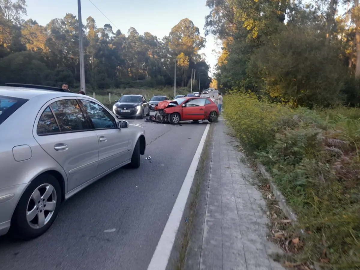 Imagem de contexto do artigo Colisão entre três carros na Póvoa de Varzim fez dois feridos e cortou EN205