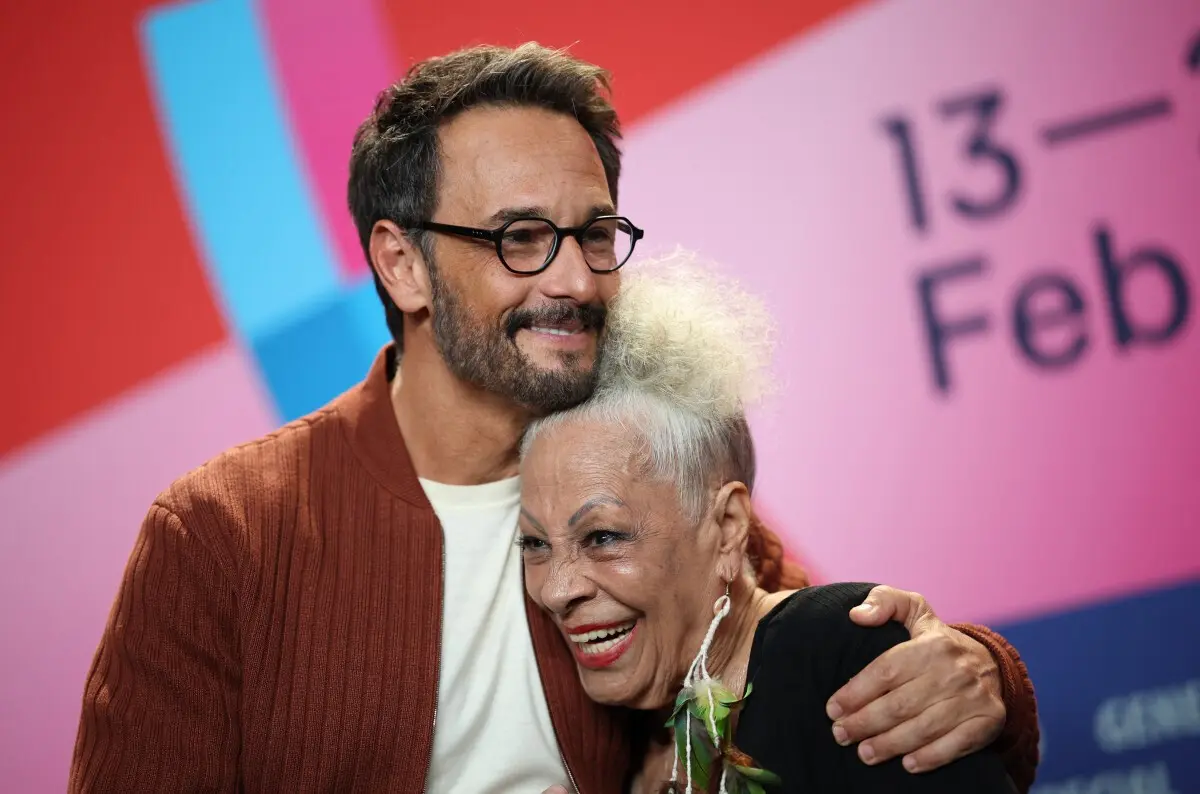 Atores brasileiros Rodrigo Santoro e Miriam Socarras