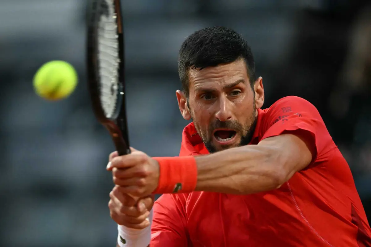 Djokovic defrontou Corentin Moutet