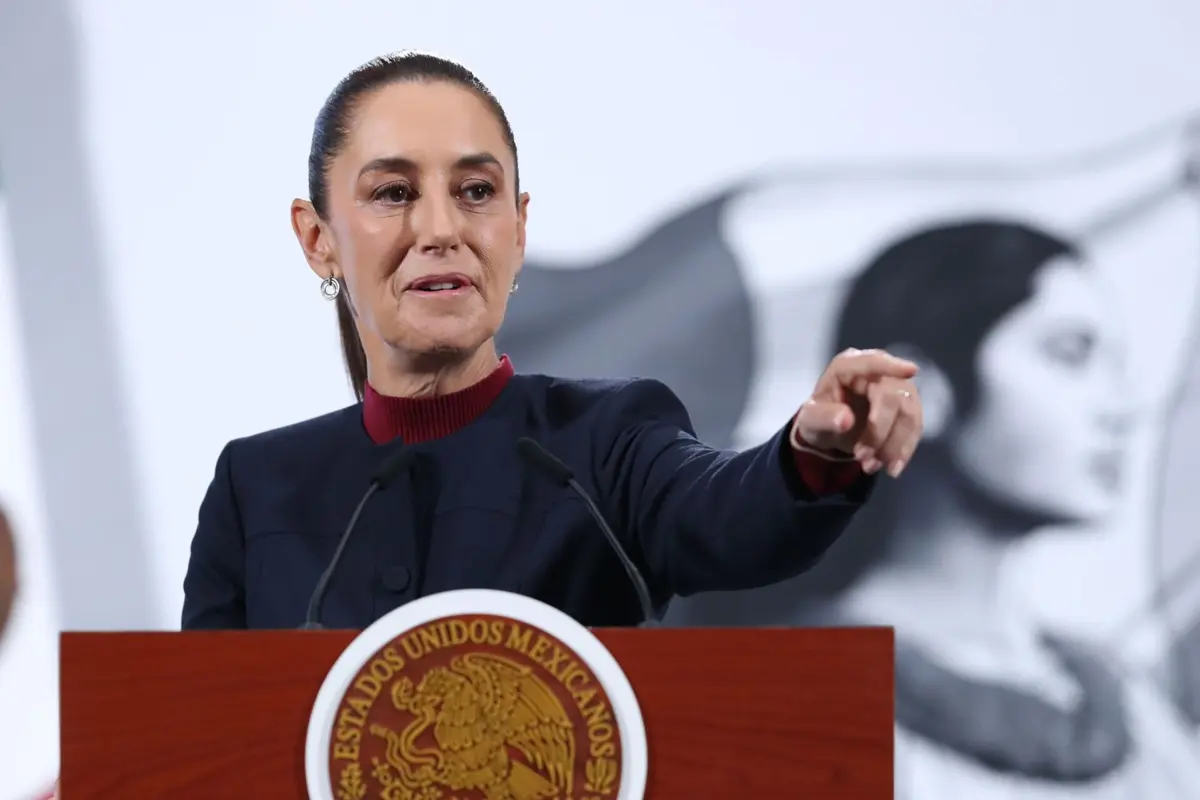 A presidente do México, Claudia Sheinbaum