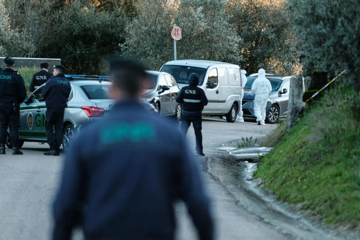 A GNR no local do crime