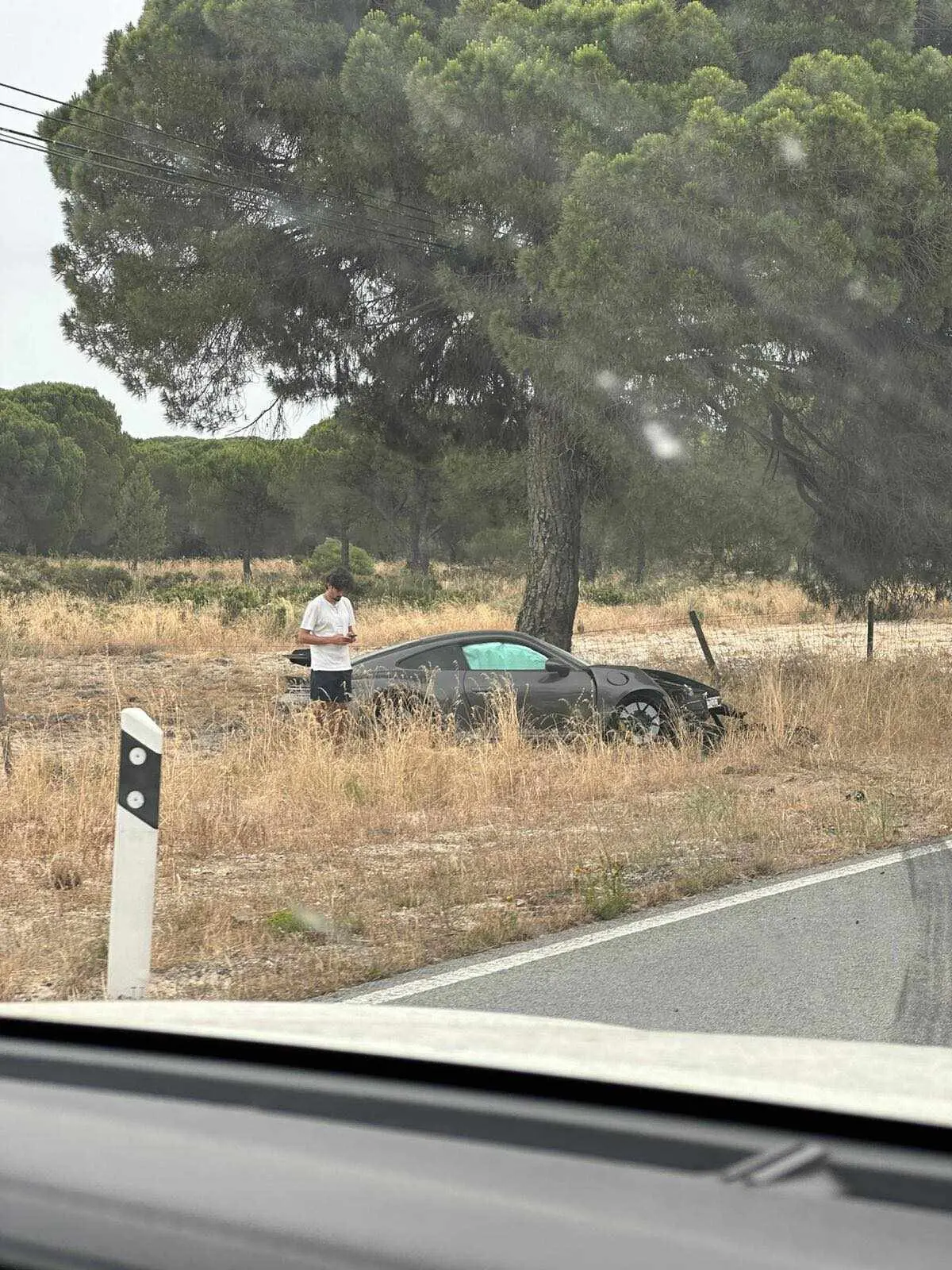 Francisco Trincão saiu ileso do acidente