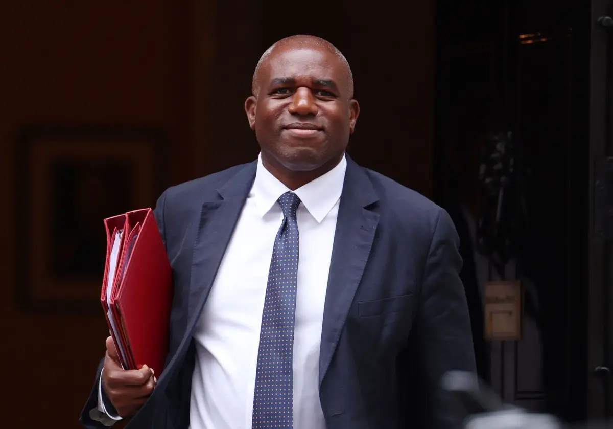 O ministro dos Negócios Estrangeiros britânico, David Lammy