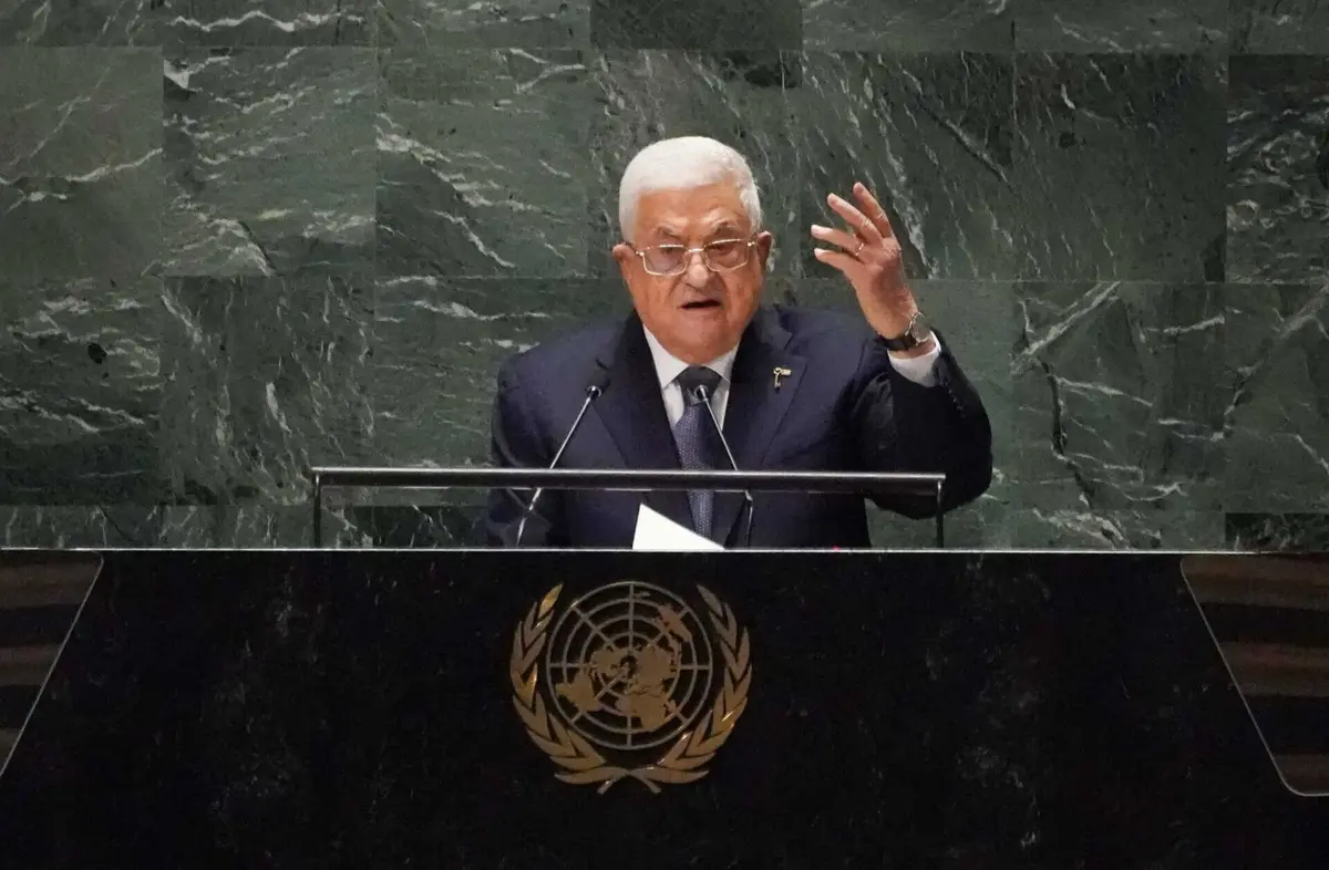Mahmoud Abbas, presidente da Autoridade Palestiniana