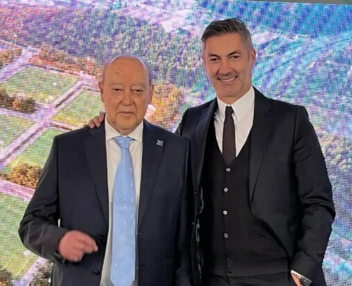 Vítor Baía com Pinto da Costa