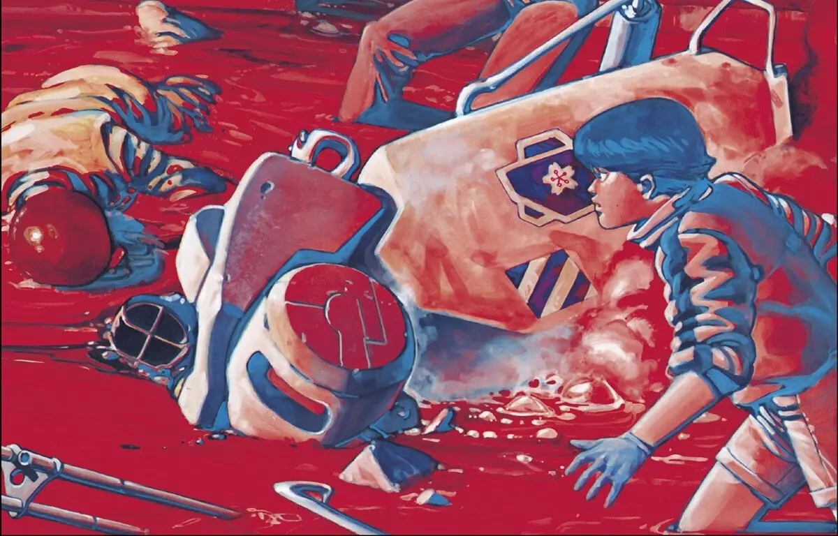 Katsuhiro Otomo concebeu "Akira" a preto e branco e com sentido de leitura da esquerda para a direita