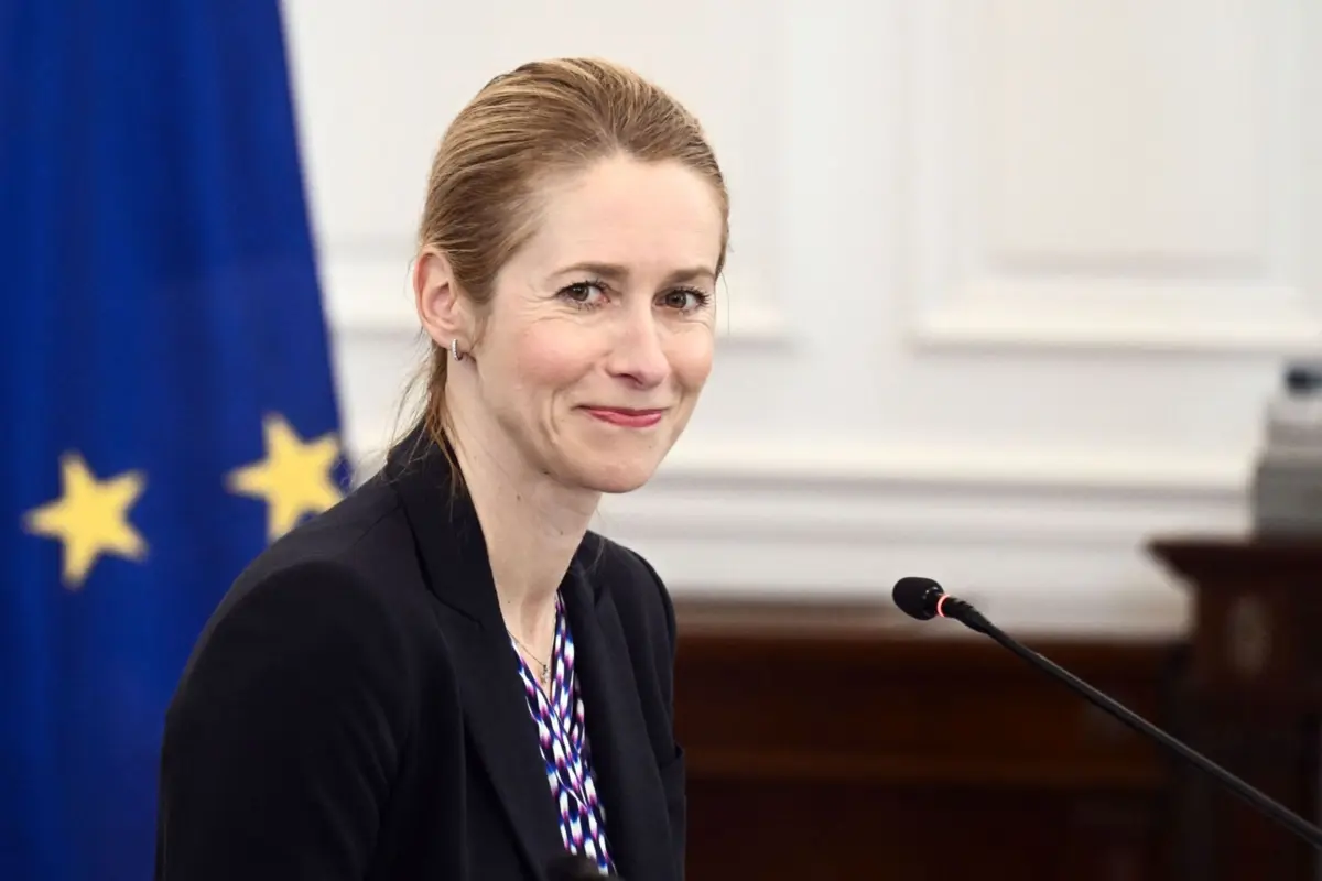 A chefe da diplomacia europeia, Kaja Kallas