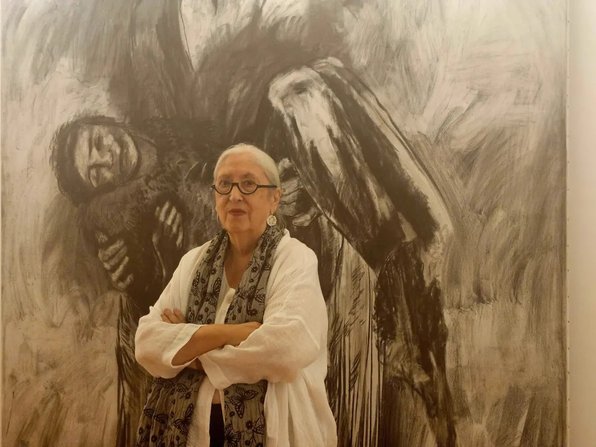 Graça Morais colhe alguma da sua inspiração em tragédias contemporâneas e na região de Trás-os-Montes