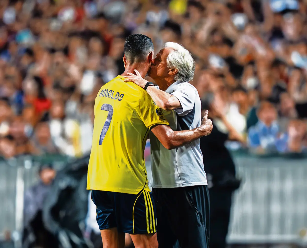 Jorge Jesus treina Cristiano Ronaldo no Al Nassr