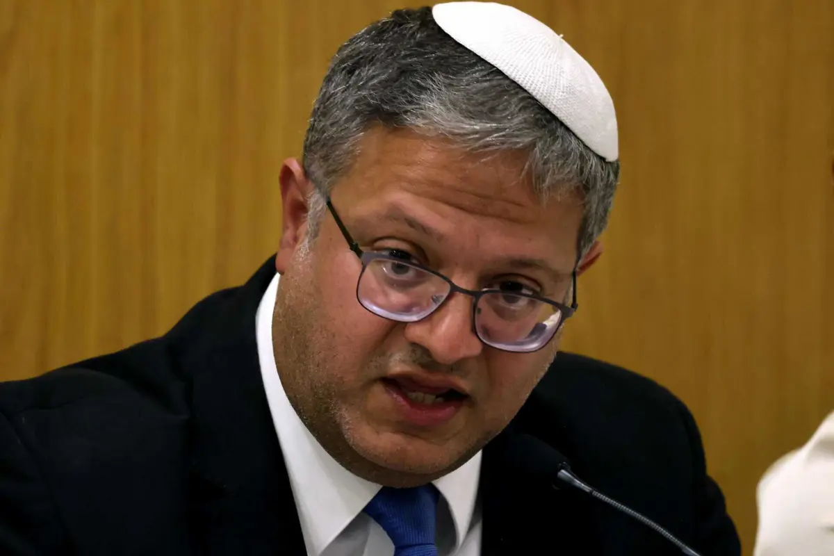 Ministro israelita da Segurança Nacional, Itamar Ben Gvir