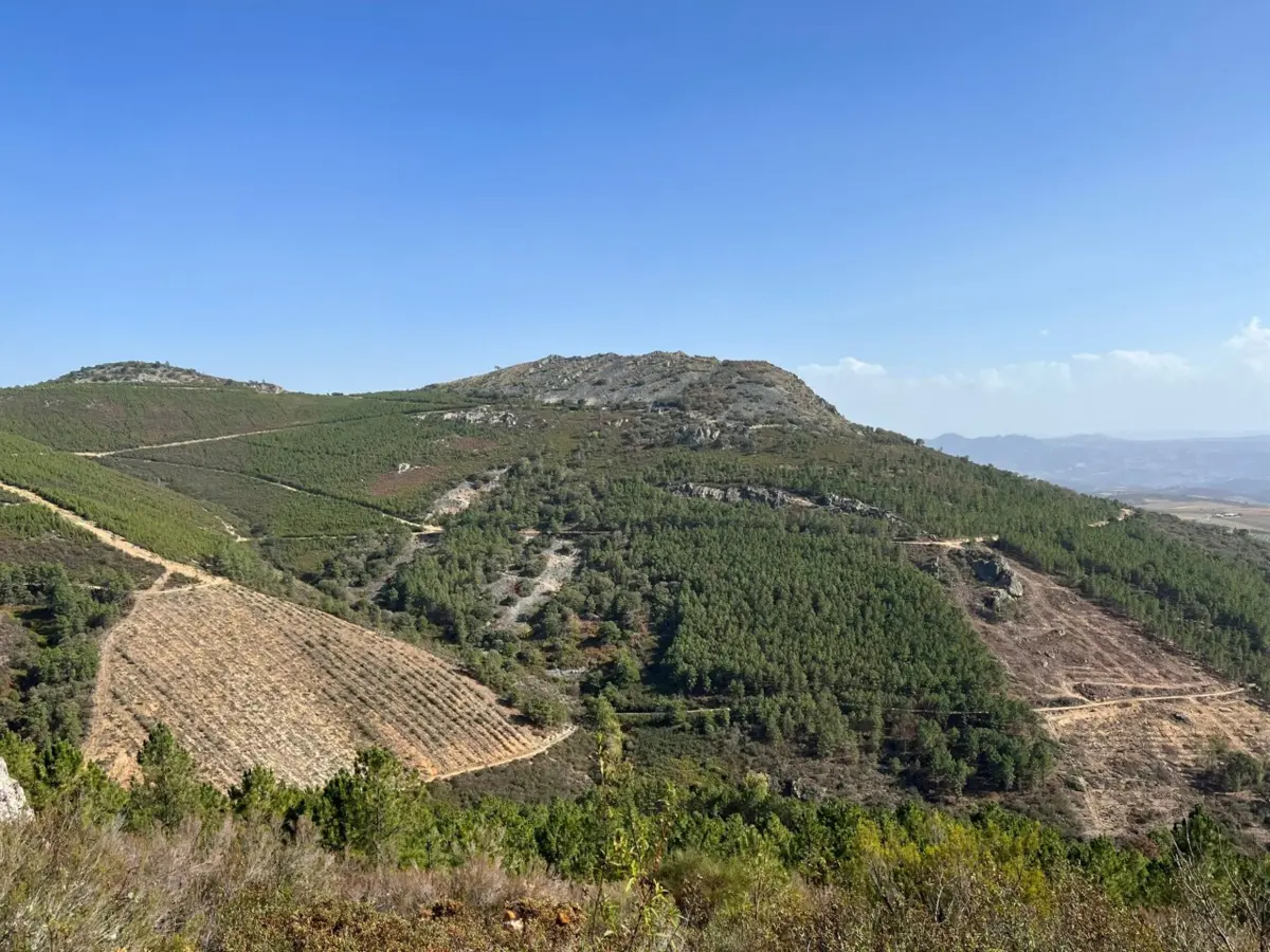 Na serra de Santa Comba foram descobertas várias pinturas rupestres
