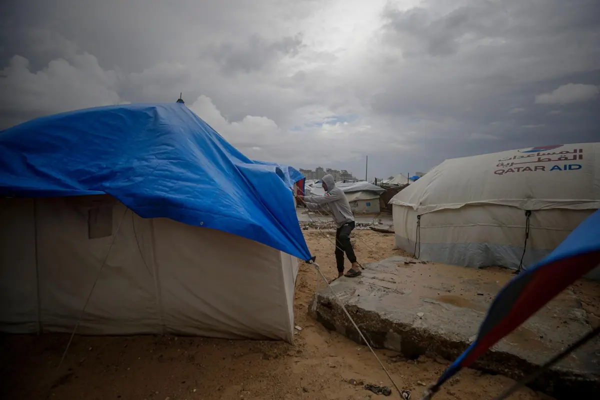 Imagem de contexto do artigo Pelo menos 11 mortos devido a tempestade polar em Gaza