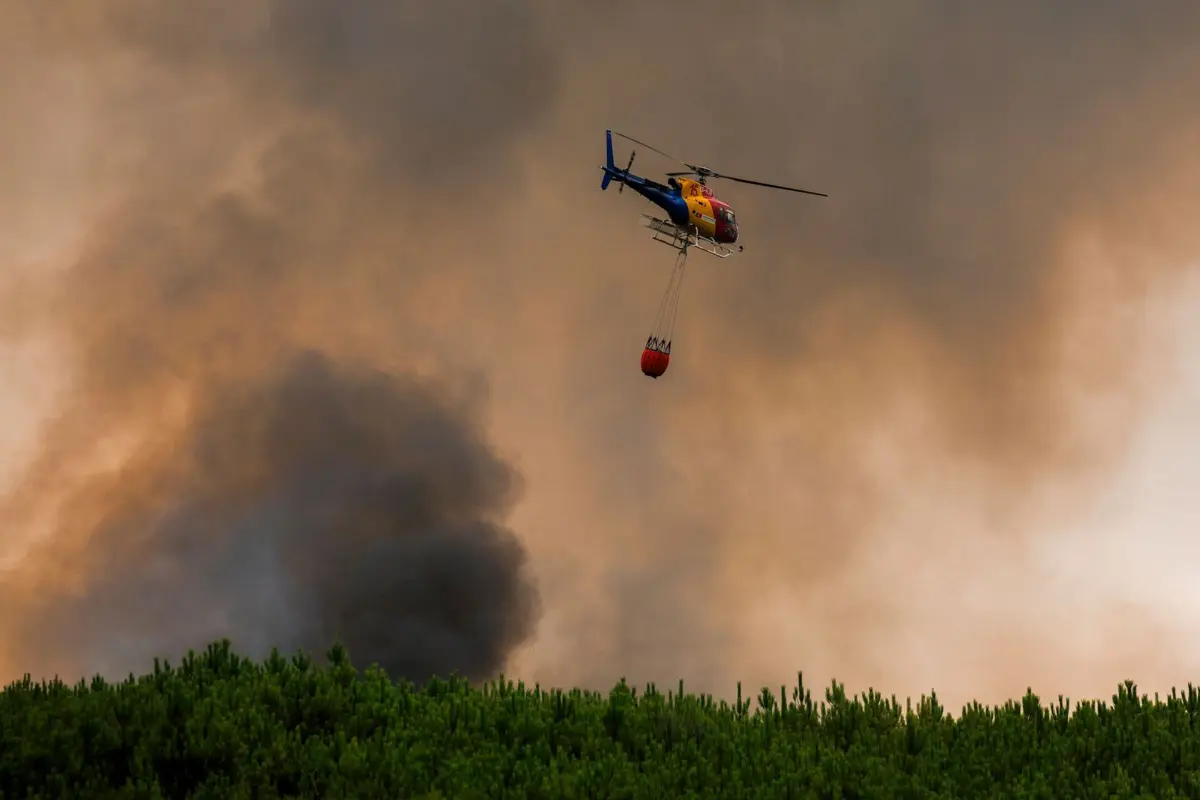 O perigo de incêndio rural vai agravar-se a partir de quarta-feira e pelo menos até ao fim de semana