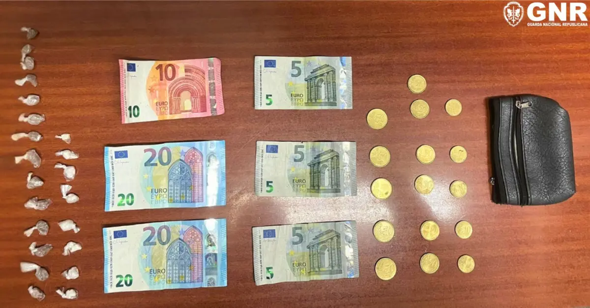 GNR deteve jovem suspeito de tráfico de droga