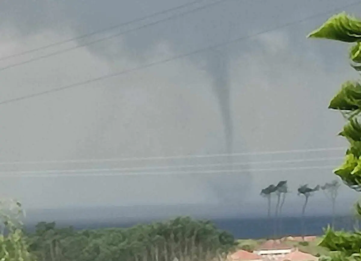 Imagem de contexto do artigo Tromba de água ao largo de Viana do Castelo