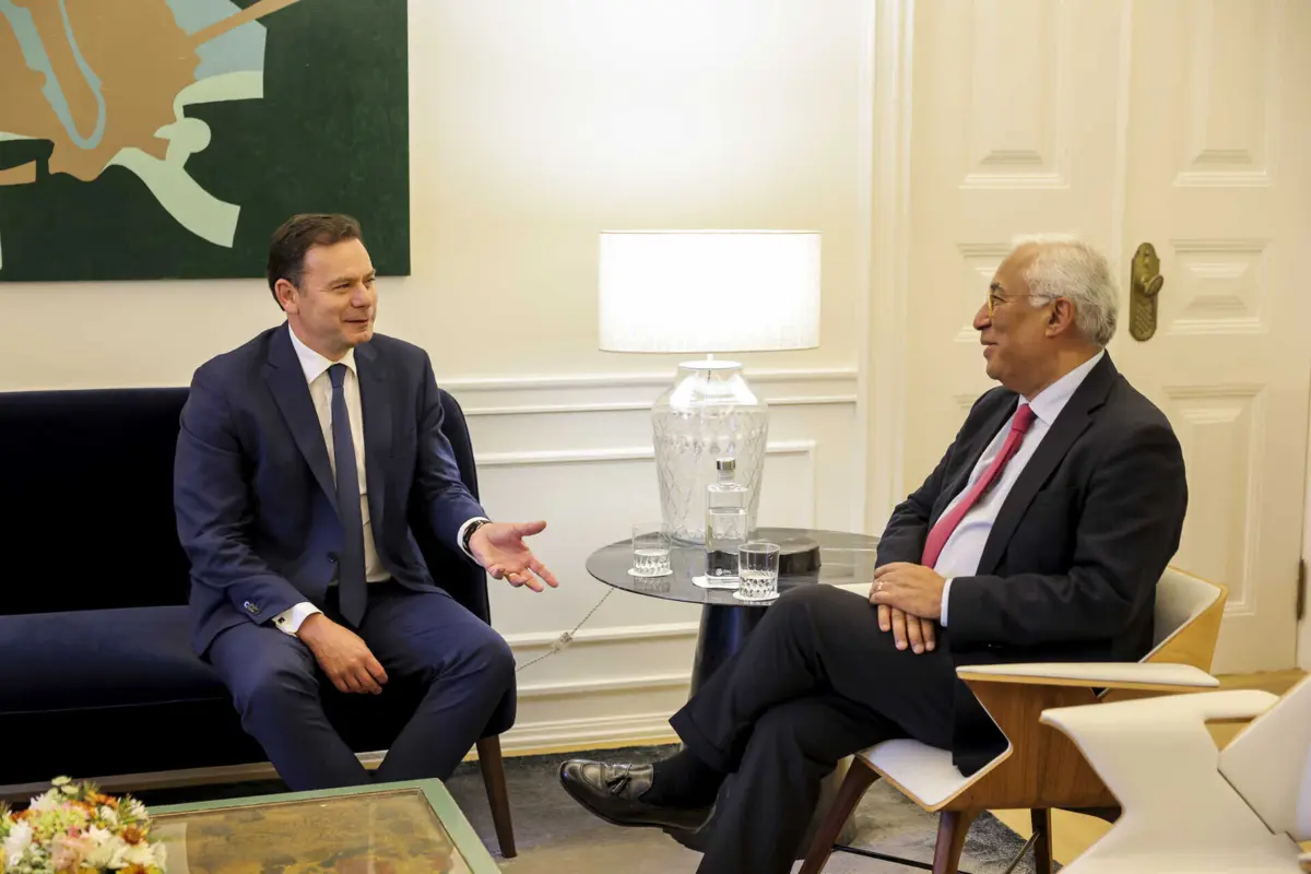 Luís Montenegro e António Costa