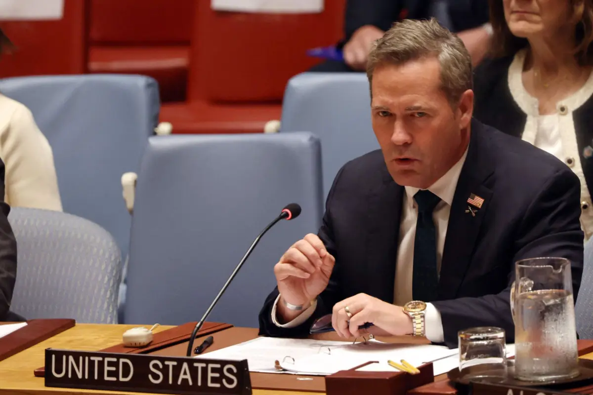 Embaixador norte-americano na ONU, Mike Waltz
