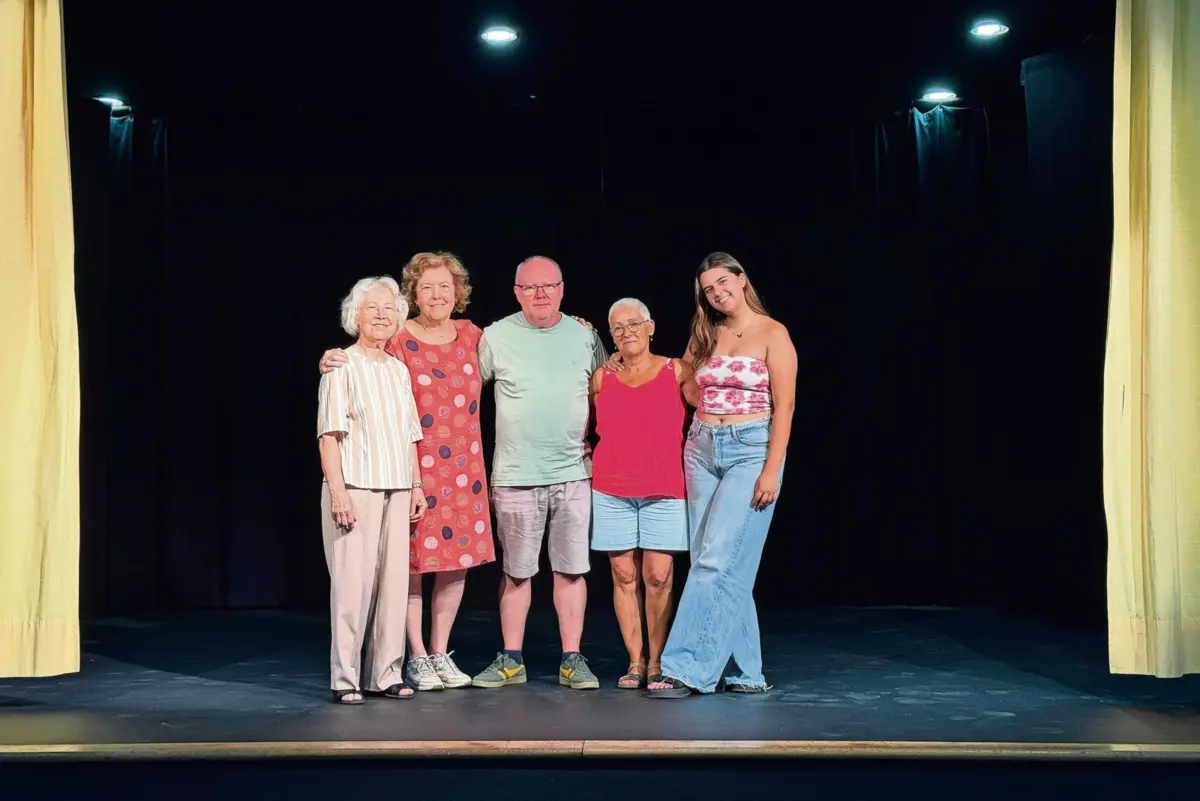 Rosa Ribeiro, Matilde Teixeira, Vítor Lima, Belita dos Santos e Juliana Anjos