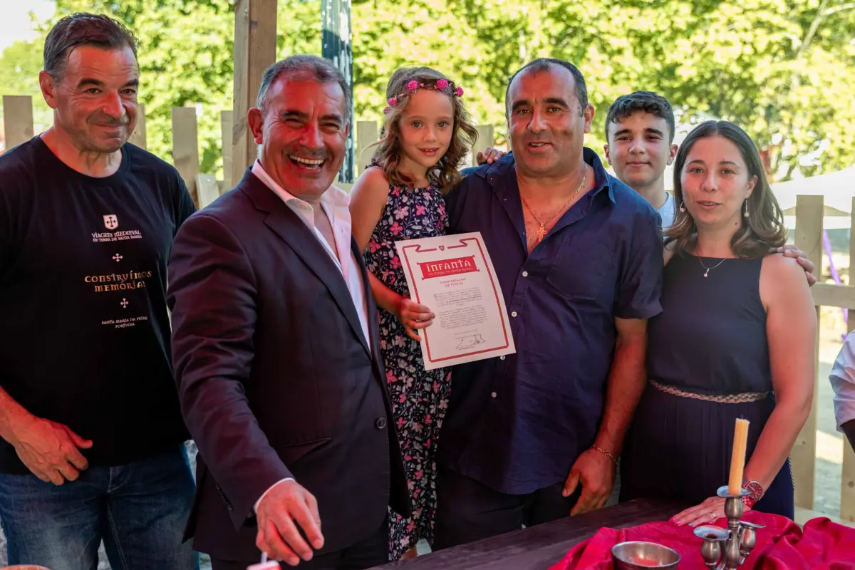 Alexandra Quintãs visitou a Viagem Medieval