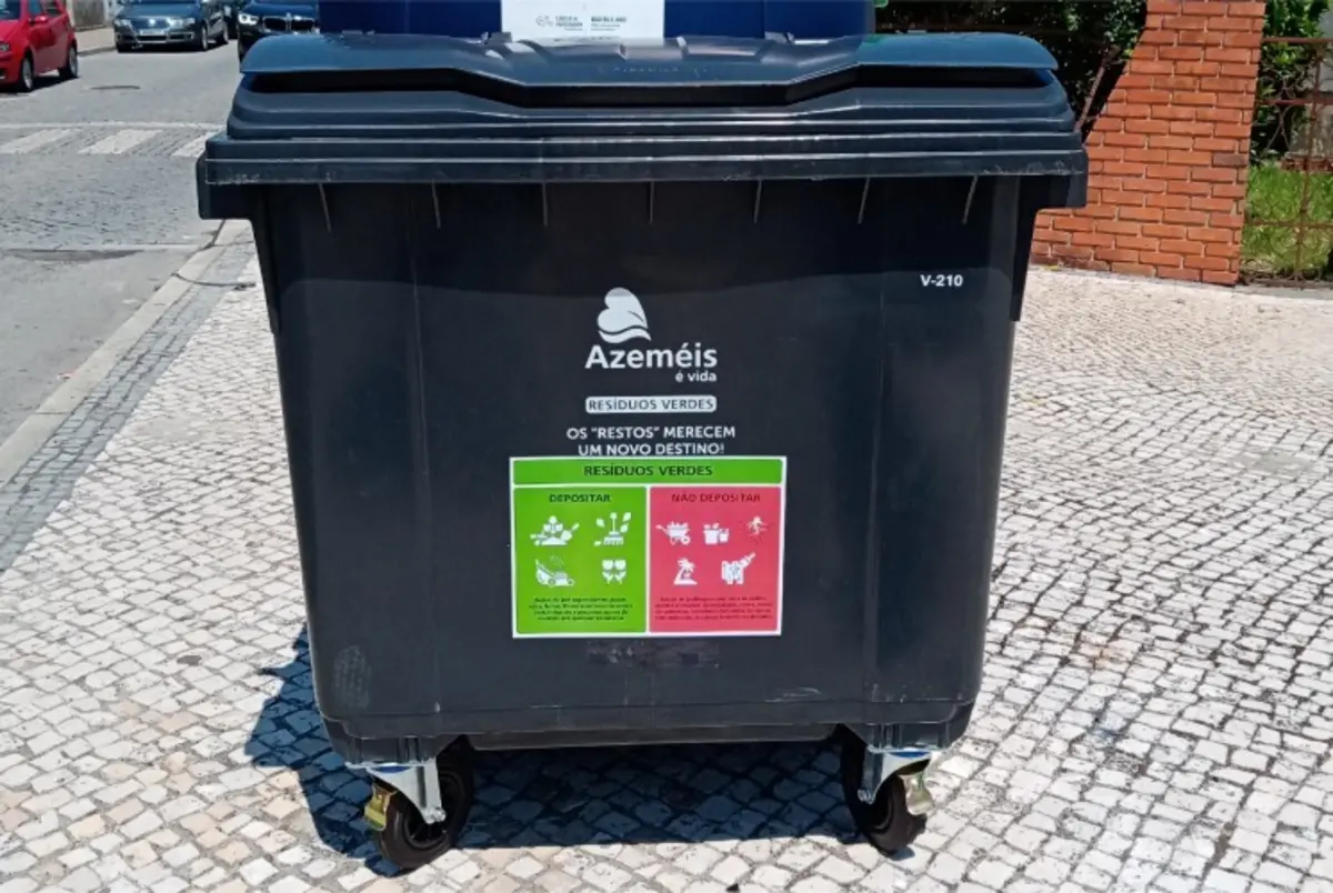 Contentores de resíduos verdes estão a ser retirados da via pública