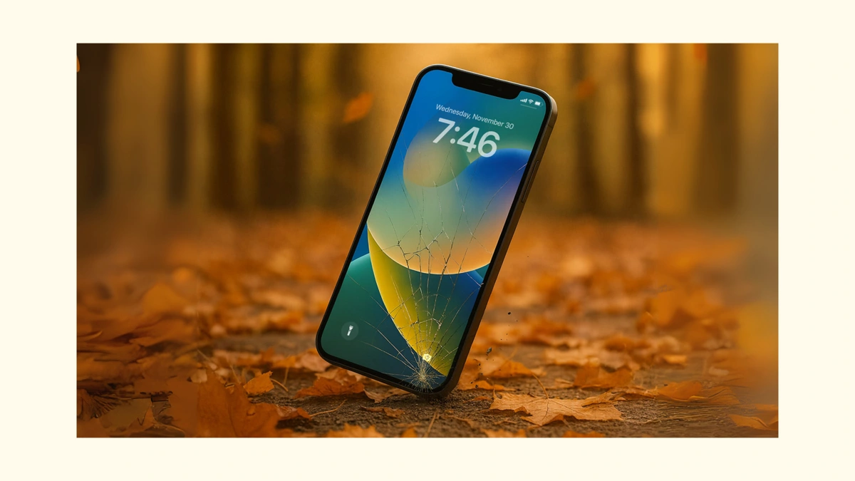 Imagem de contexto do artigo iServices: reparação de ecrãs e substituição de baterias no outono