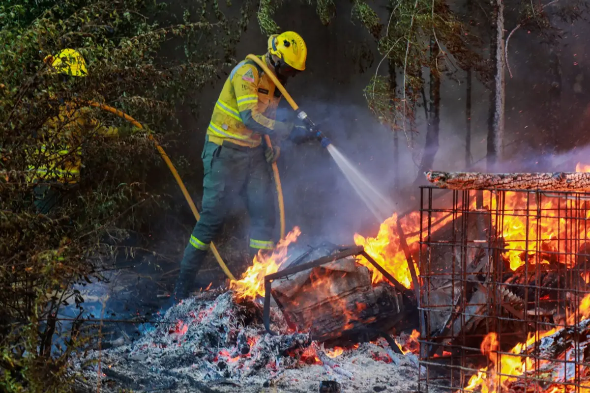 Imagem de contexto do artigo Fogo em Carrazeda de Ansiães em fase de rescaldo