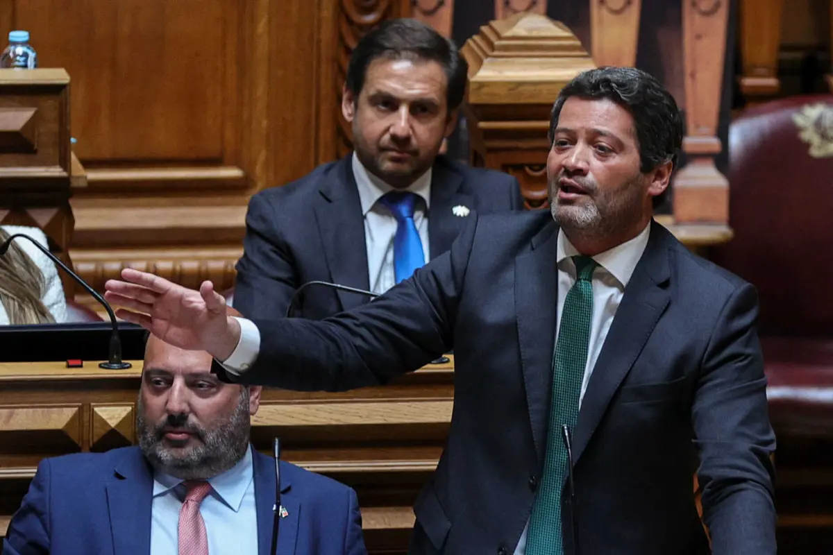 O presidente do Chega, André Ventura