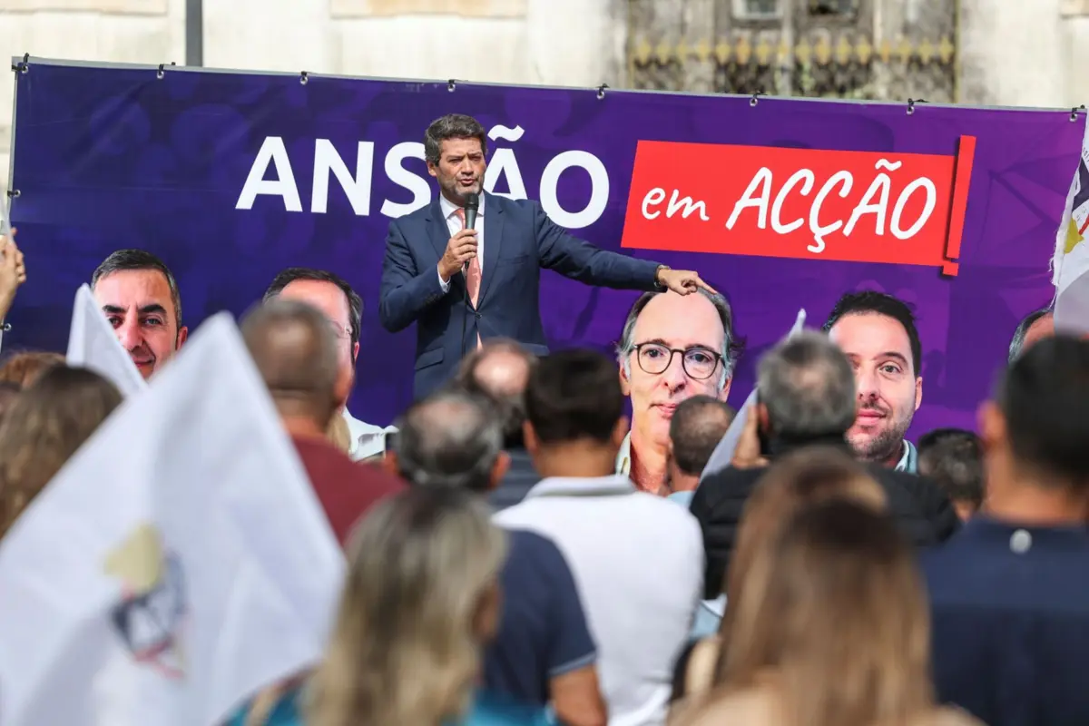André Ventura em Ansião, Leiria