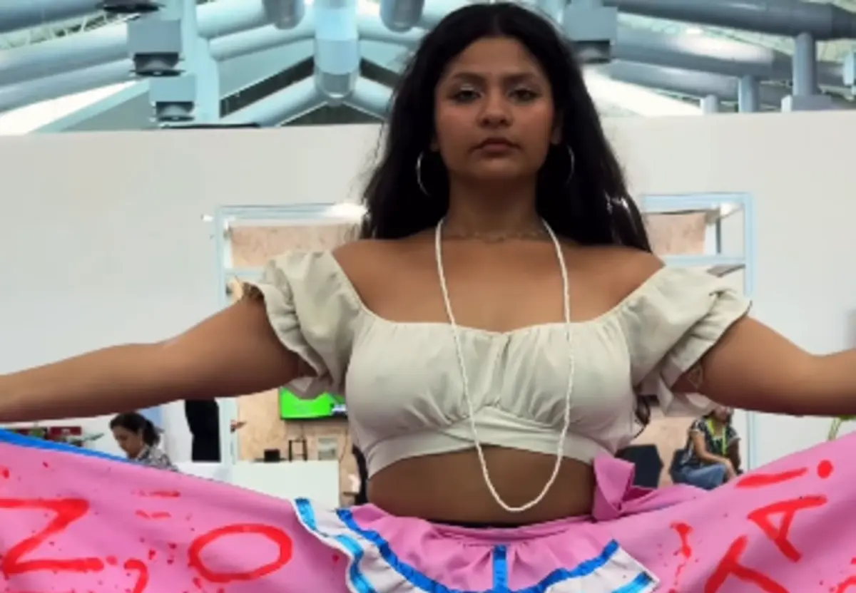 Ativista na Cimeira do Clima