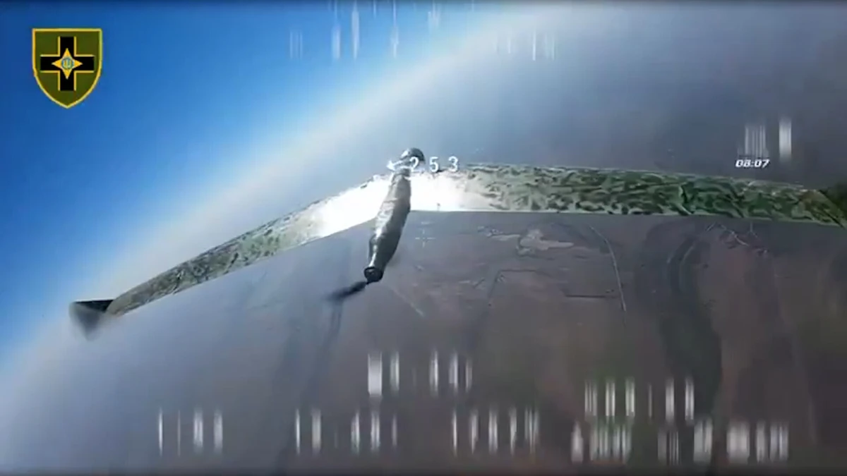 Imagem de contexto do artigo Ucrânia divulga vídeo a destruir 24 drones russos