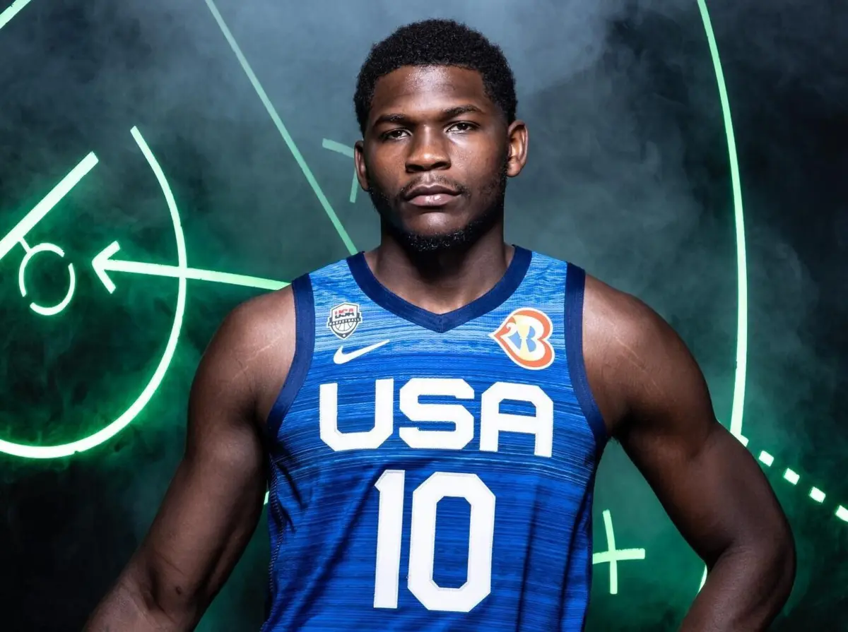 Anthony Edwards, que tem vindo a brilhar na NBA com a camisola dos Minnesota, é cabeça de cartaz da seleção norte-americana