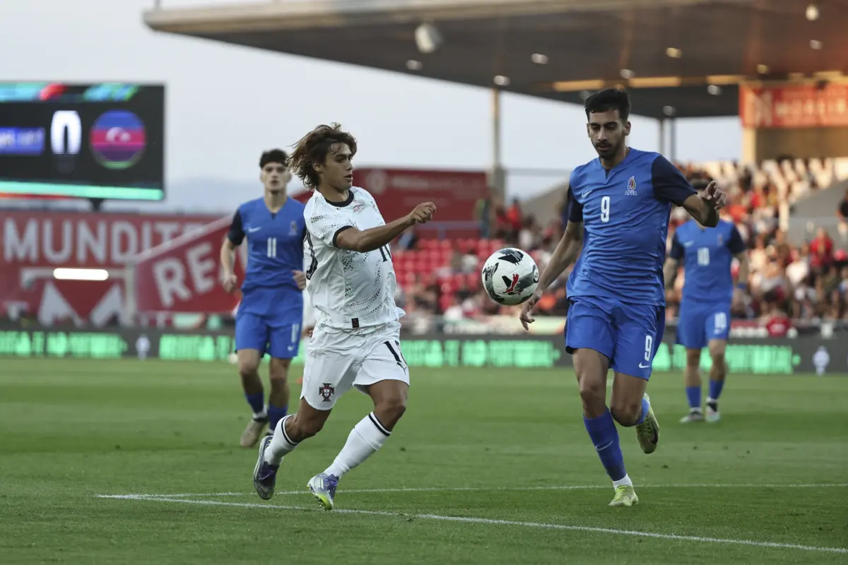 Portugal defrontou o Azerbaijão, em Barcelos