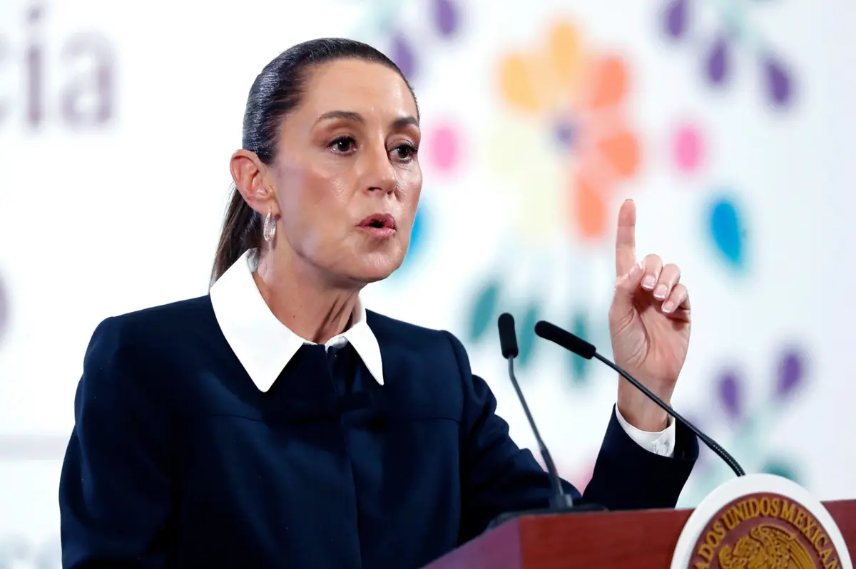 A presidente do México, Claudia Sheinbaum