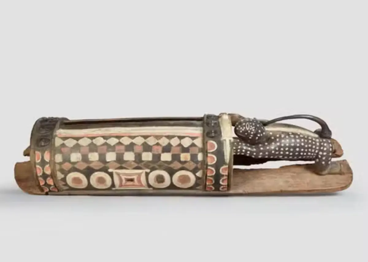 Tambor foi apreendido em 1916 pelas autoridades coloniais francesas