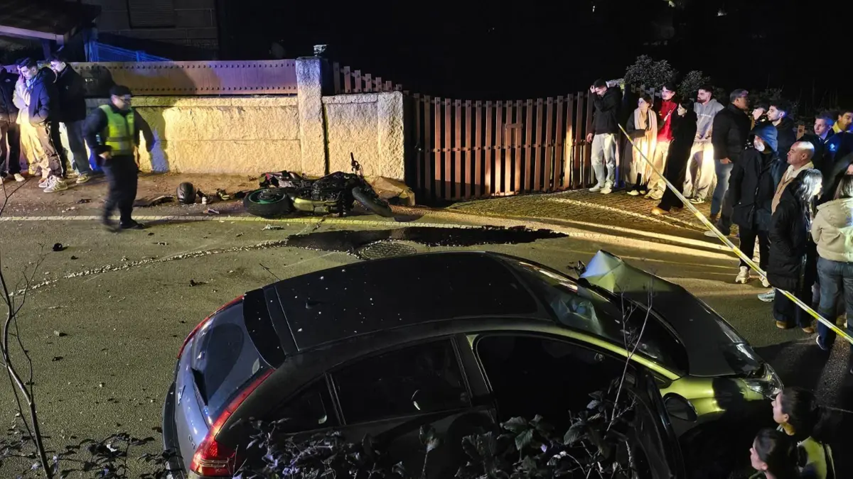 A colisão ocorreu na Rua de São João, em Alpendorada, Várzea e Torrão