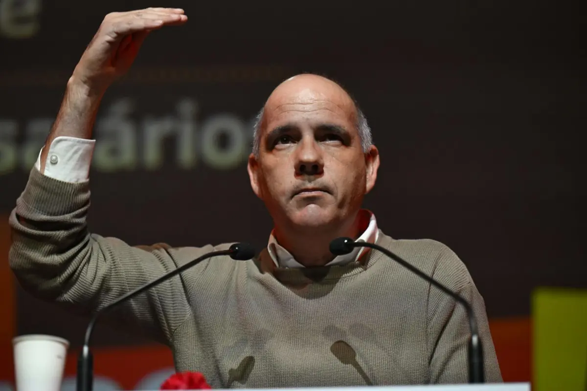 O secretário-geral do PCP, Paulo Raimundo