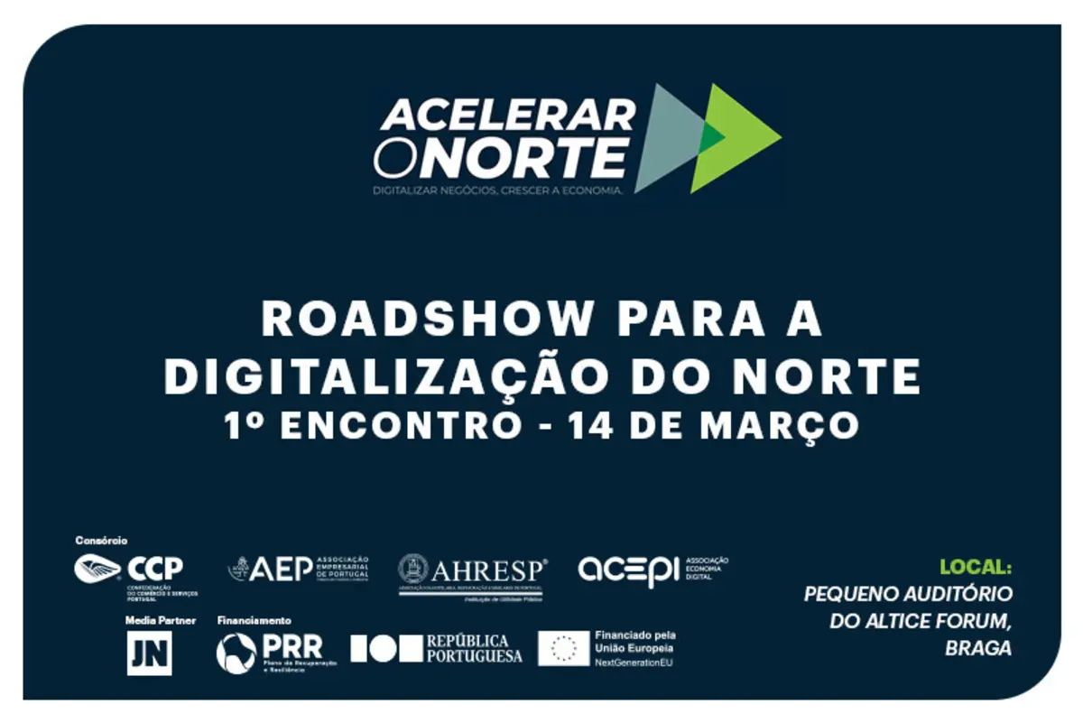 Imagem de contexto do artigo Roadshow para a Digitalização do Norte - 1º Encontro