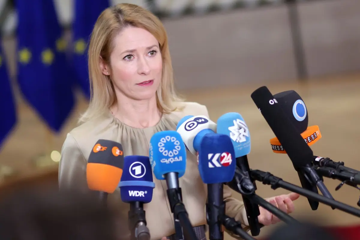 Kaja Kallas, alta representante da UE para os Negócios Estrangeiros